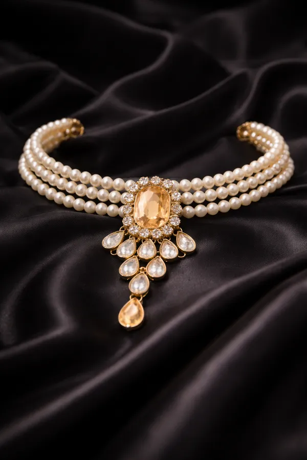 Gold_Alloy_&_Kundan_Fancy_Design_Necklace_Set_For_Women