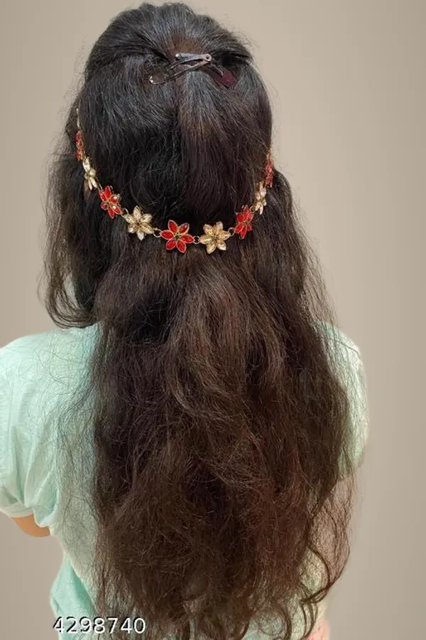Light_Gold_Alloy_&_Artificial_Stones_Fancy_Design_Hair_Accessory_For_Women