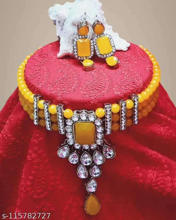 Red_Alloy_&_Artificial_Stones_Fancy_Design_Necklace_For_Women