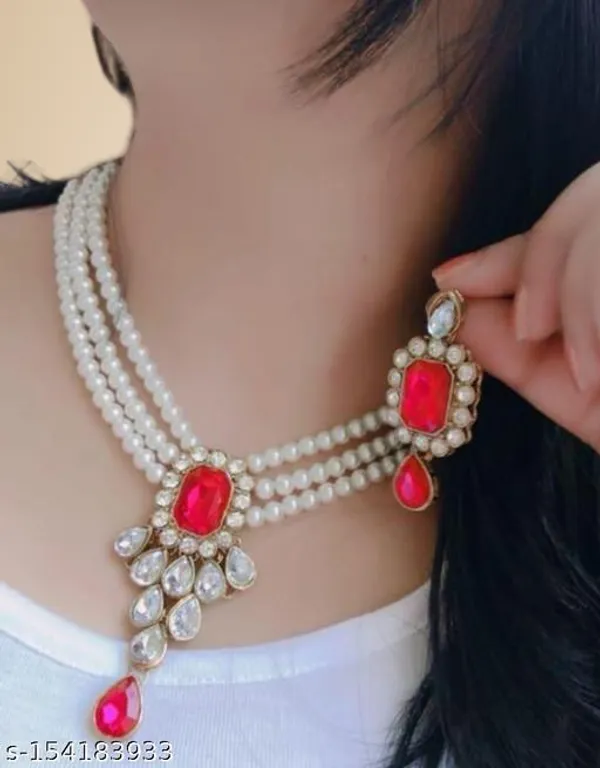Gold_Alloy_Fancy_Design_Necklace_Set_For_Women