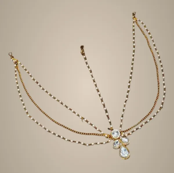 Gold_Alloy_&_Kundan_Fancy_Design_Maang_Tikka_For_Women