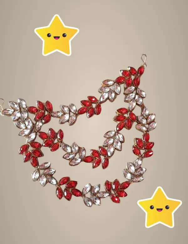 Red_Alloy_&_Artificial_Stones_Fancy_Design_Hair_Accessory_For_Women