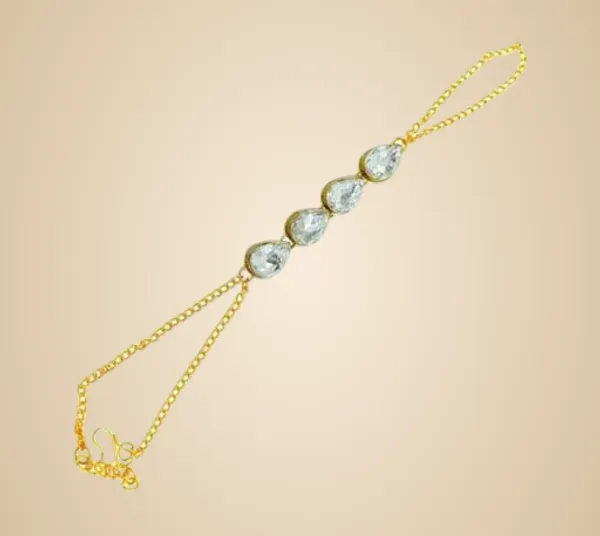 White_Alloy_&_Kundan_Fancy_Design_Bracelet_For_Women
