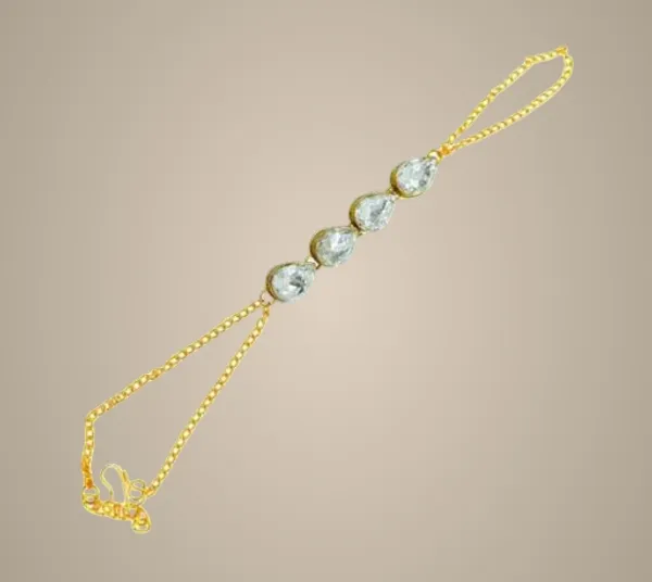 White_Alloy_&_Kundan_Fancy_Design_Bracelet_For_Women
