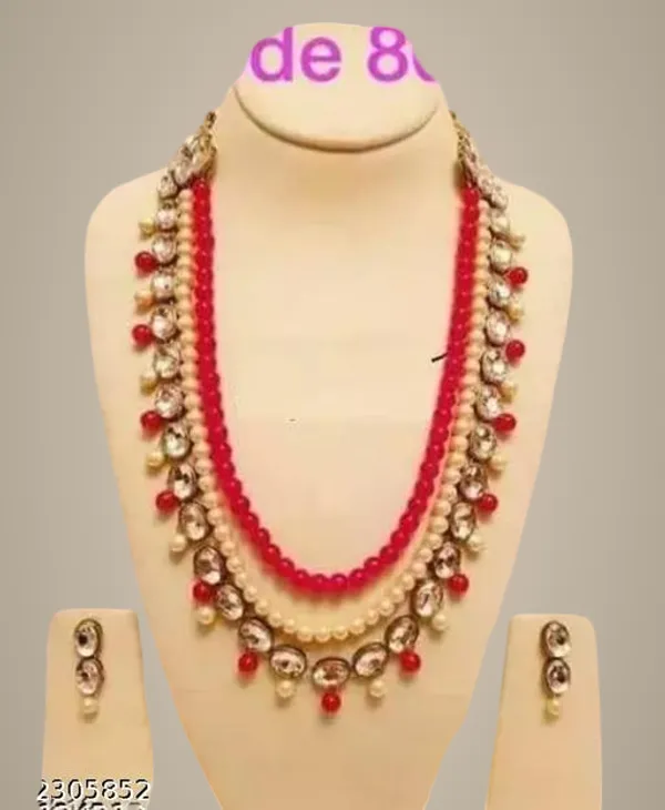 Multicolor_Alloy_&_Kundan_Fancy_Design_Necklace_Set_For_Women