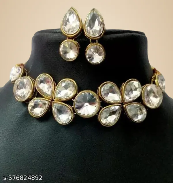 Black_Alloy_Fancy_Design_Chokar_With_Earring_For_Women
