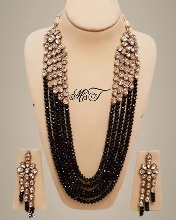 Black_Gold_Alloy_&_Artificial_Stones_Fancy_Design_Necklace_Set_For_Women