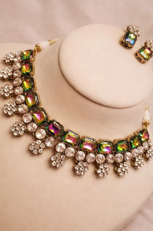 Multicolor_Alloy_Fancy_Design_Earring_&_Necklace_Set_For_Women_(Pack_Of_2)
