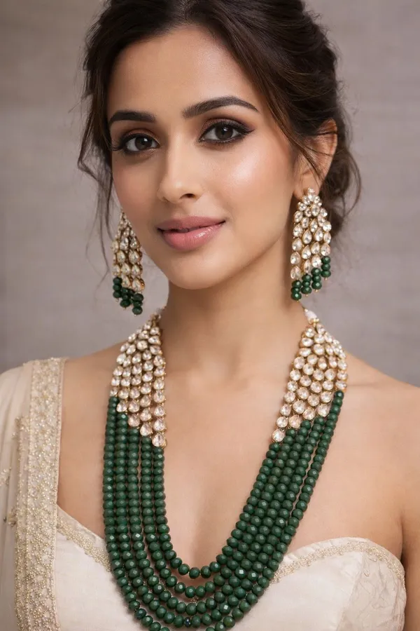 Green_Alloy_Fancy_Design_Earring_&_Necklace_Set_For_Women_(Pack_Of_2)