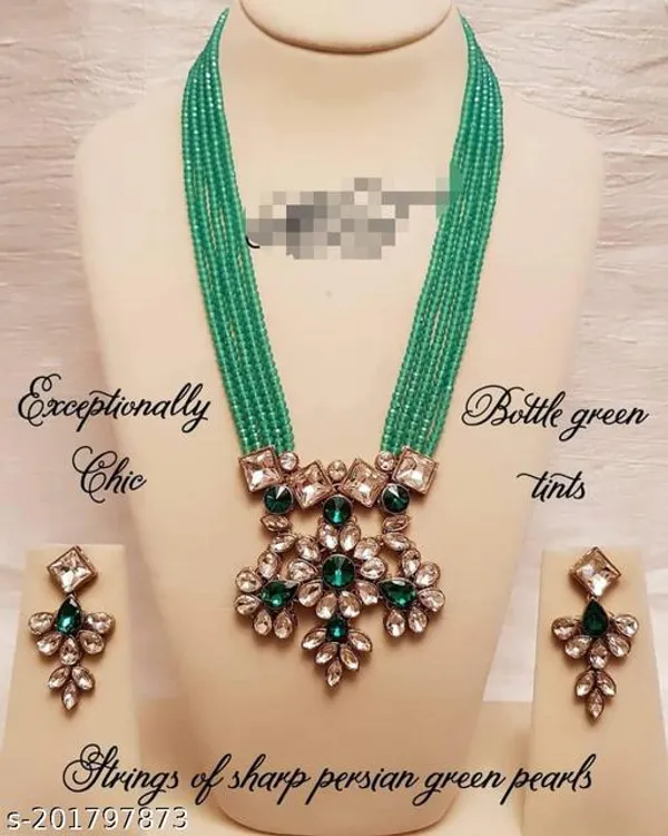 Grey_Alloy_&_Kundan_Fancy_Design_Necklace_Set_For_Women