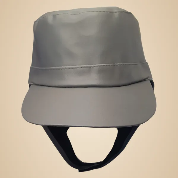 Grey_Nylon_Waterproof_And_Water_Resistance_Rain_Cap_For_Unisex
