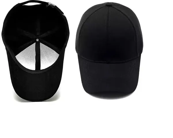 Black_Cotton_Casual_Baseball_Cap_For_Unisex_(Pack_Of_2)