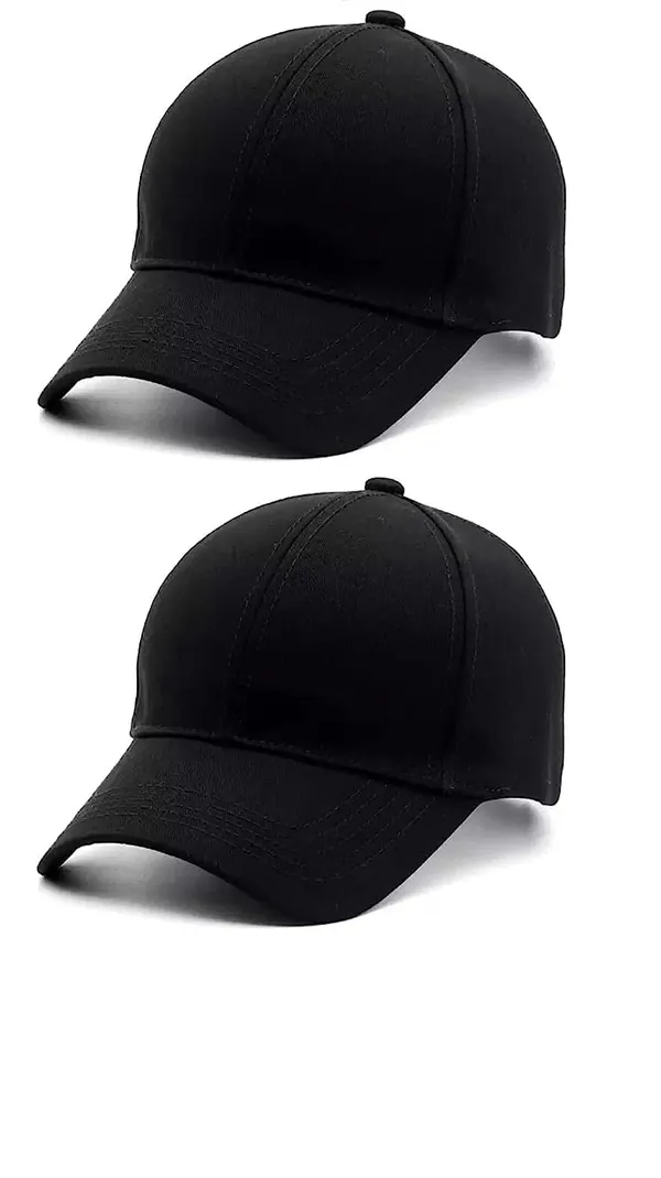 Black_Cotton_Casual_Baseball_Cap_For_Unisex_(Pack_Of_2)