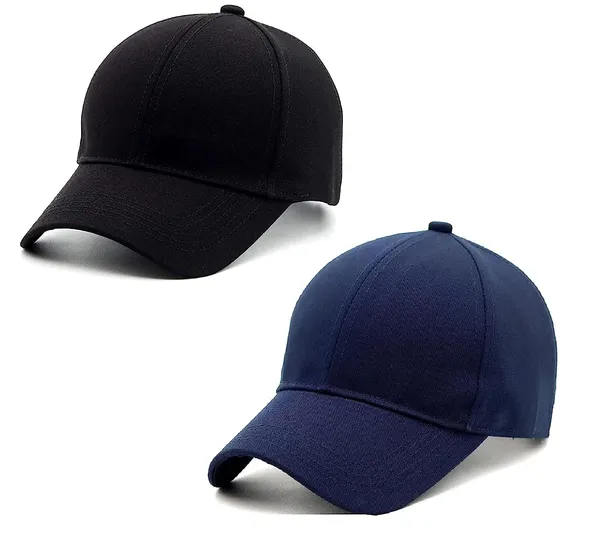 Black_And_Navy_Blue_Cotton_Baseball_Cap_For_Unisex_(Pack_Of_2)