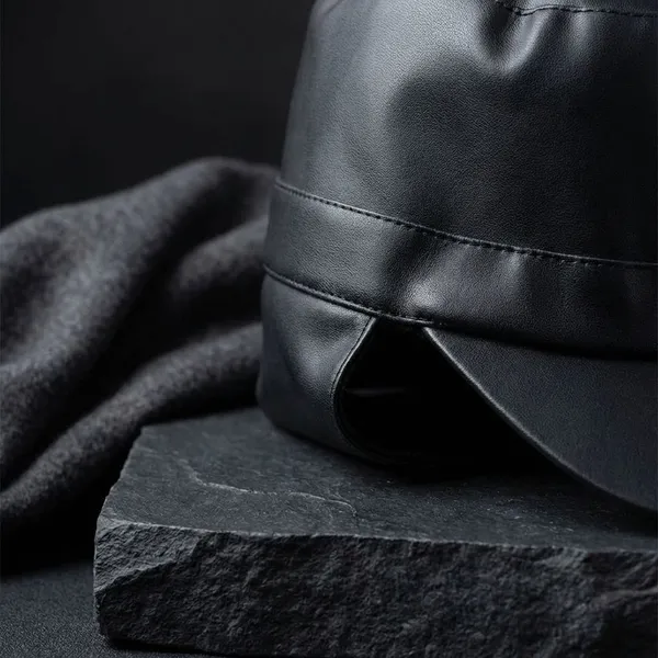 Black_Nylon_Waterproof_And_Water_Resistance_Rain_Cap_For_Unisex_(Pack_Of_2)