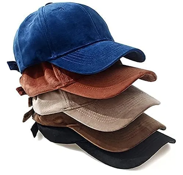 Maroon_Classic_Velvet_Cap_For_Unisex