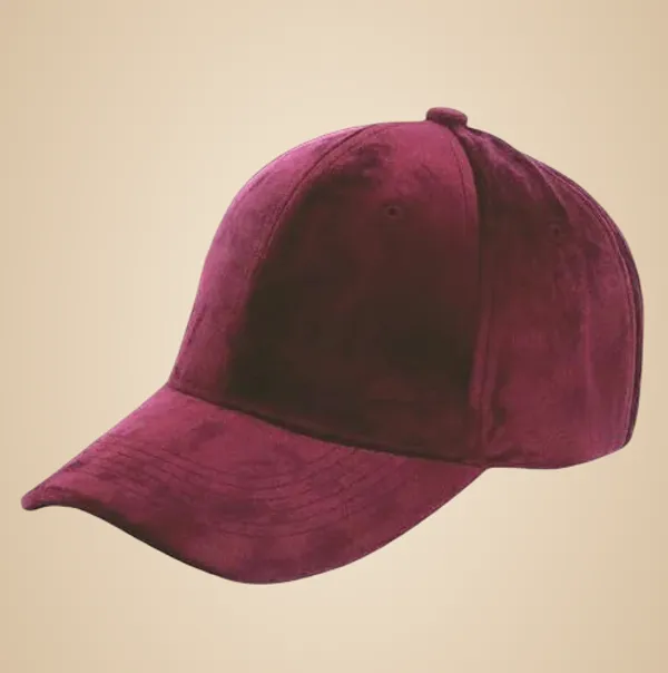 Maroon_Classic_Velvet_Cap_For_Unisex