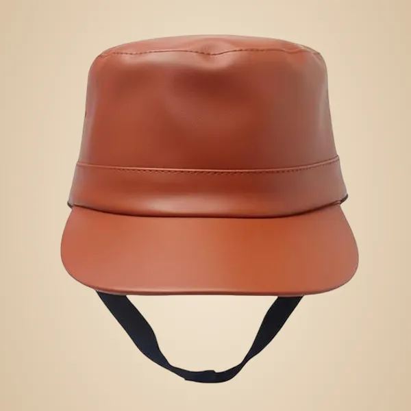 Tan_Nylon_Waterproof_And_Water_Resistance_Baseball_Cap_For_Unisex