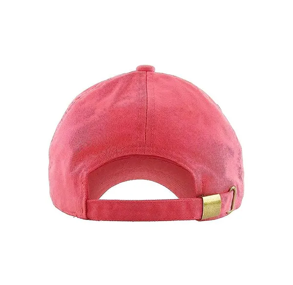 Pink_Cotton_Baseball_Cap_For_Unisex