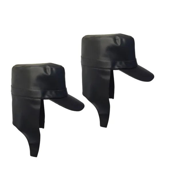 Black_Nylon_Waterproof_And_Water_Resistance_Rain_Cap_For_Unisex_(Pack_Of_2)