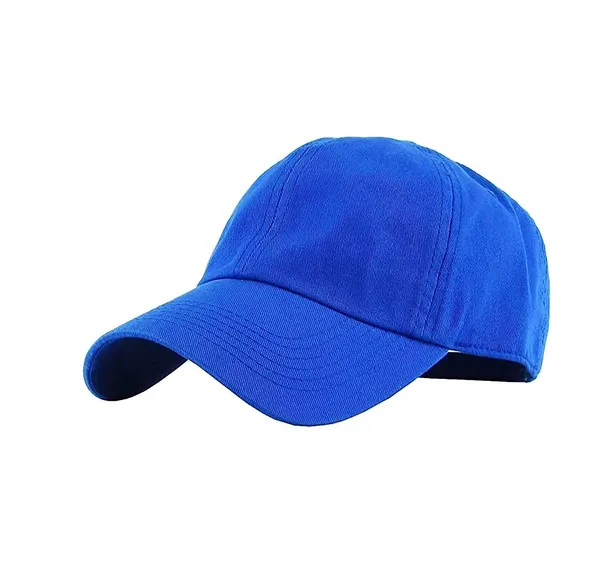 Blue_Cotton_Casual_Baseball_Cap_For_Unisex