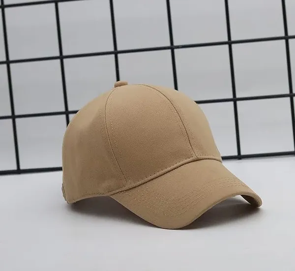 Beige_Cotton_Classic_Baseball_Cap_For_Unisex