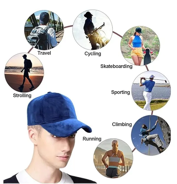 Blue_Velvet_Baseball_Cap_For_Unisex