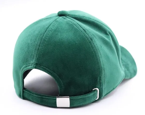 Green_Velvet_Baseball_Cap_For_Unisex