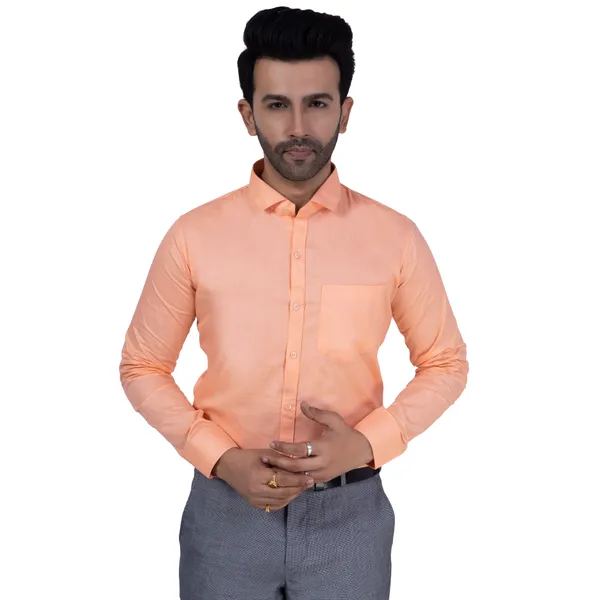 Mens_Cotton_Blend_Peach_Full_Sleeve_Shirt