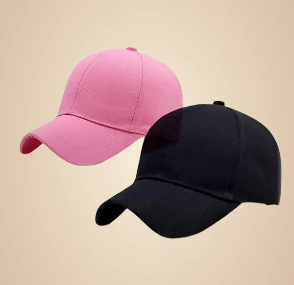 Black_And_Pink_Acrylic_Baseball_Cap_For_Unisex_(Pack_Of_2)