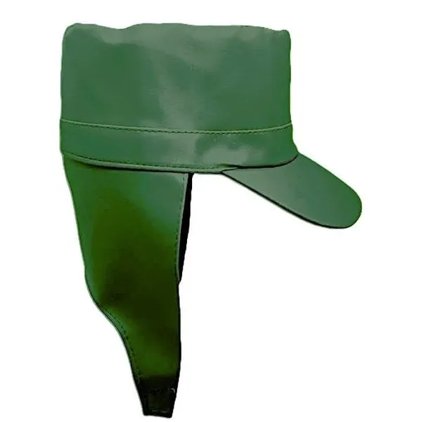 Green_Nylon_Waterproof_And_Water_Resistance_Rain_Cap_For_Unisex