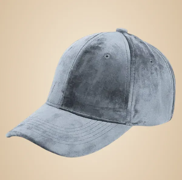Grey_Cotton_Velvet_Cap_For_Unisex