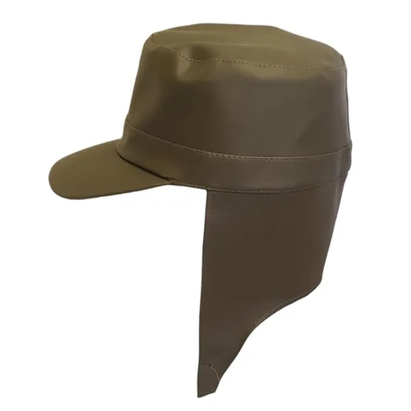 Green_Nylon_Waterproof_And_Water_Resistance_Rain_Cap_For_Unisex