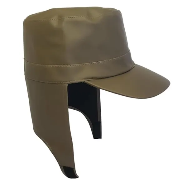 Green_Nylon_Waterproof_And_Water_Resistance_Rain_Cap_For_Unisex