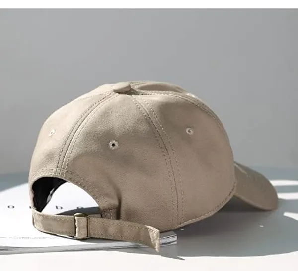 Khaki_Cotton_Baseball_Cap_For_Unisex