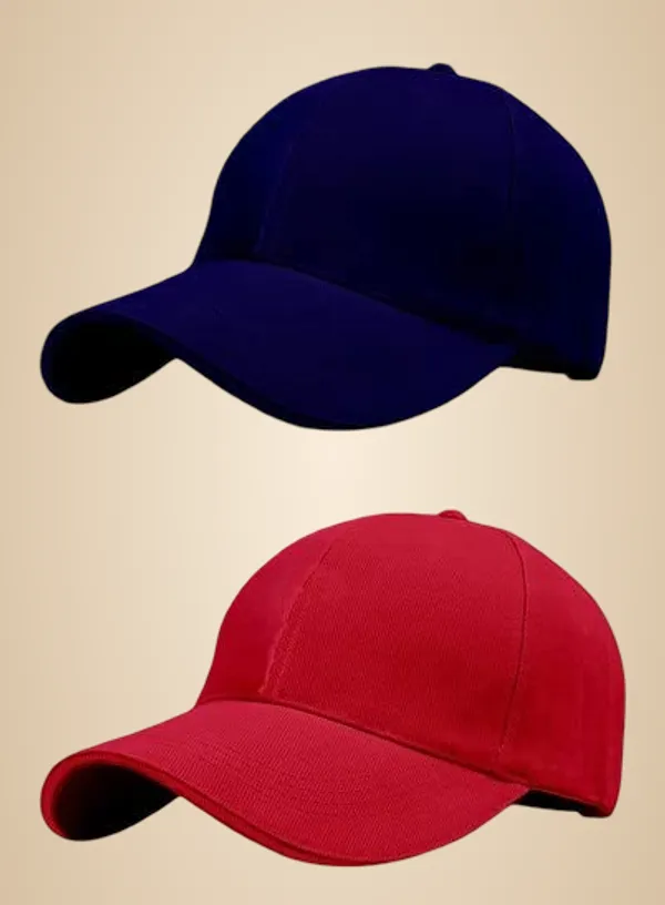 Navy_Blue_And_Red_Cotton_Baseball_Cap_For_Unisex_(Pack_Of_2)
