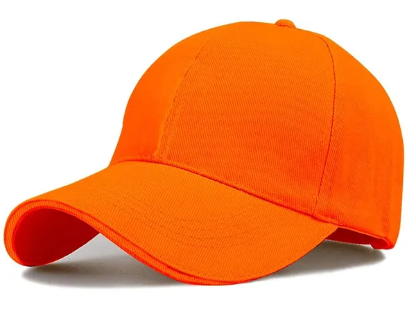 Orange_And_White_Cotton_Baseball_Cap_For_Unisex_(Pack_Of_2)