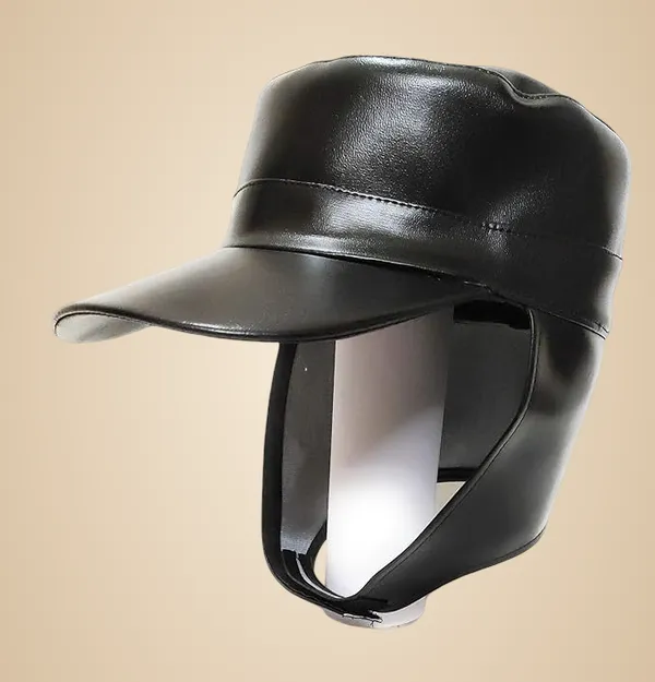 Black_Nylon_Waterproof_And_Water_Resistance_Rain_Cap_For_Unisex