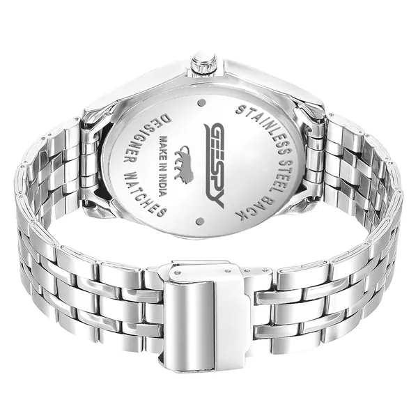 Silver_And_Black_Ctz_Collection_Stainless_Steel_Watch_For_Men