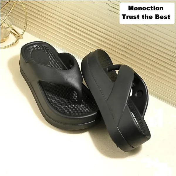 Doctor_Ortho_Black_Acupressure_Reliable_Home_Office_Slipper_For_Women