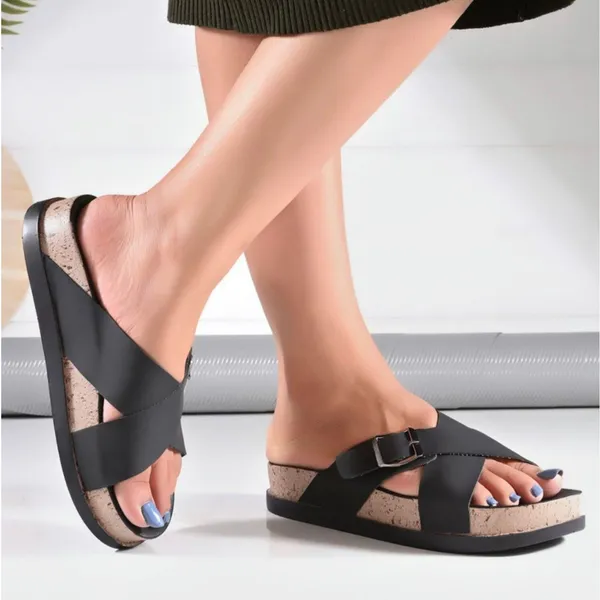 Doctor_Ortho_Black_Flat_Home_Office_Casual_Sandal_Flip_Flops_Women_Casual