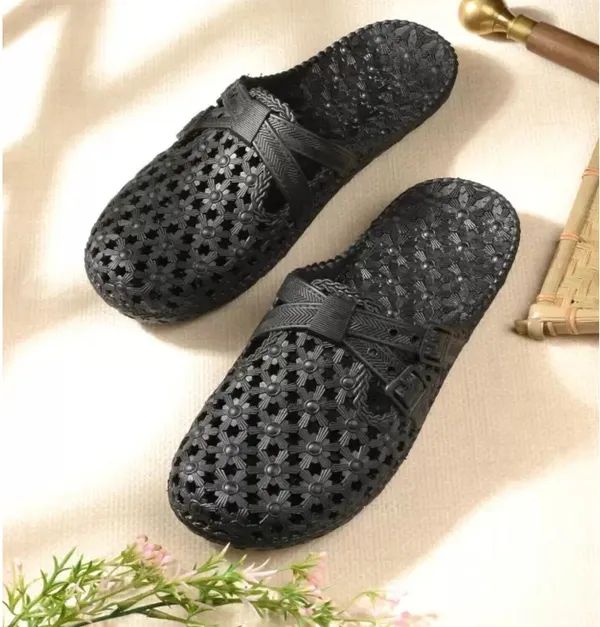Doctor_Ortho_Black_Ladies_Juti_Sandal_Durable_Flexible_For_Women_Flats