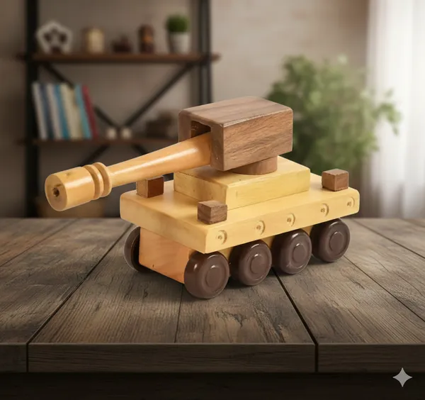 Wooden_Toy_Tank_show_Piece