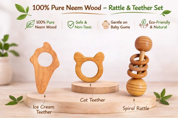 Set_of_3_Neem_Wooden_Rattle_&_Teether_Combo_–_Dumble_Rattle,_Cat_&_Ice_Cream_Teether_|_Natural_Baby_Toys_for_Newborn_|_Chemical_Free_Neem_Wood_Gift_Set