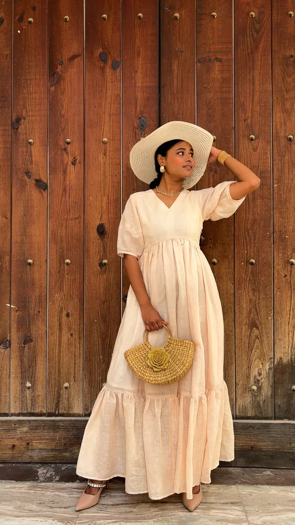 Linen_And_Mal_Cotton_La_Dolce_Vita_Tiered_Dress_For_Women