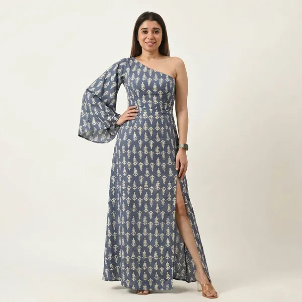Masleen_Cotton_Slit_Perfect_High_Dress_For_Women