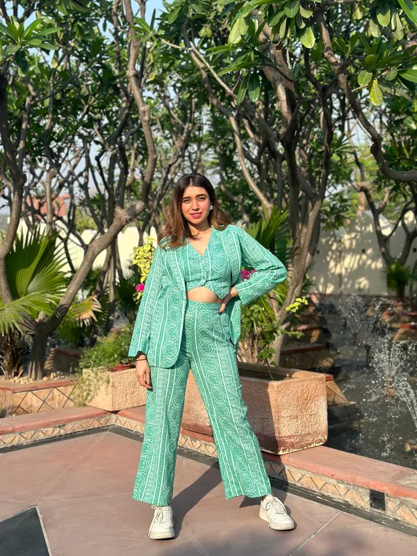 Cotton_Jaquard_Pantsuit_Tailored_Suit_For_Women