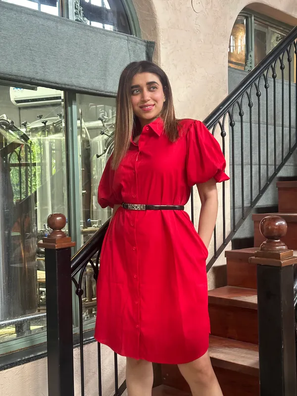 Poplin_Cotton_Shirt_Button_Down_Dress_For_Women