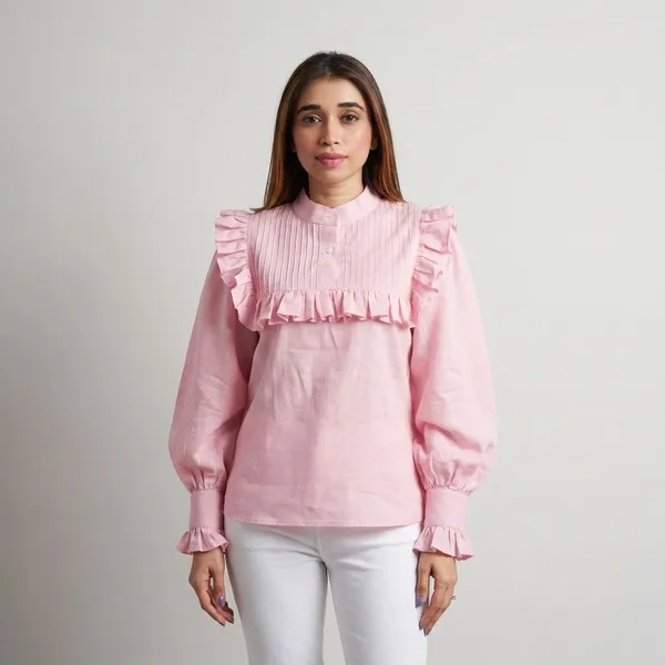 Cotton_Blush_Top_Feminine_Blouse_For_Women
