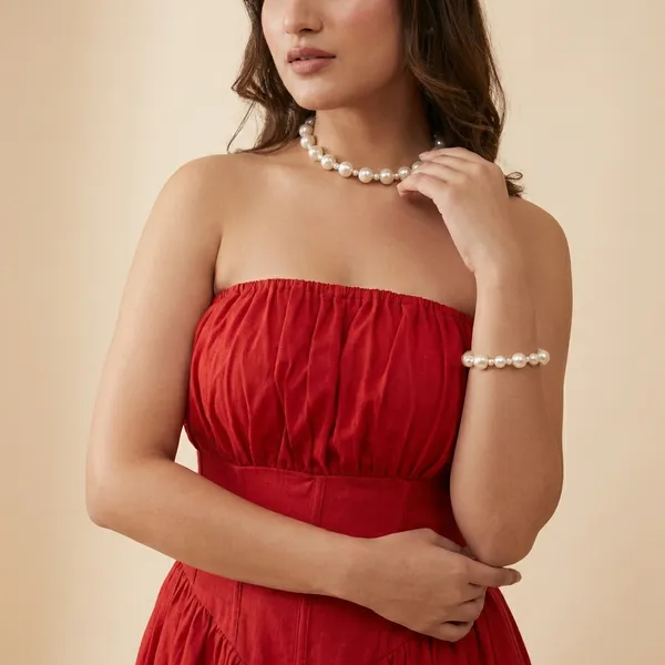 Solid_Cotton_Corset_Cutie_Dress_For_Women